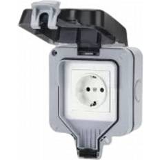 Udendørs Vægstik IP66 El-Stik 16A 250V