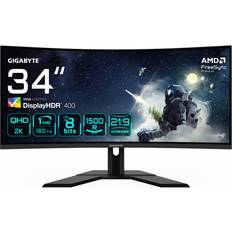 21:9 (UltraWide) - Einstellbare Höhe Bildschirme Gigabyte G34WQCP 86.36cm 34Zoll VA Edge Monitor