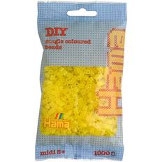 Transparent Crafts Hama Beads 1000 Pcs Tr Yellow