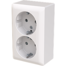 ABB SAGA Socket Signal Dubbel Schuko IP21