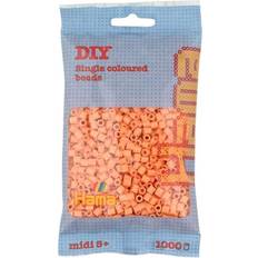 Orange Pyssel Hama Midi Pärlor 1000 Stk
