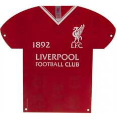 Liverpool FC Shirt Shaped Metal Sign One Size