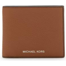 Michael Kors Hudson Pebbled Leather Slim Wallet - Brown