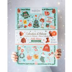 Adventskalender Hello Winter Ljus Choklad 24 Luckor