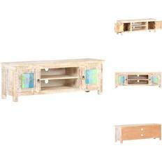 Mehrfarbig Wandschränke vidaXL TV-Schrank 120 x 30 x 40 cm Raues Akazienholz Wandschrank