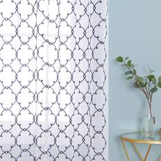Curtains & Accessories Lark Manor Polyester Light Filtering Grommet Curtain Pair 55cm x 183cm Drop