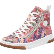 Rieker Trainers Rieker Sneaker High - Rosa/Jungle Kunstleder