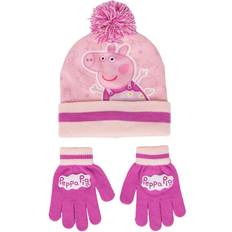 Hue og Handsker Sæt - Pink
