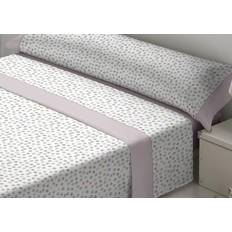 Bed Packages Reina Luxury White and Pink Super King Bedding Set
