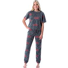 Sleepwear Mad Engine Stranger Things Skimmer Shirt And Jogger Pants - Grey