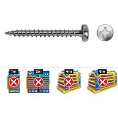 Celo Vlox B Galvanized Screws Ø 4 x 50 mm 50pcs
