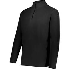 Augusta Sportswear Micro-Lite Fleece 1/4 Zip Pullover - Black