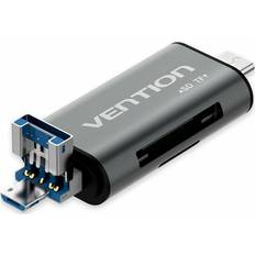 Lettori di Schede di Memoria Vention Lettore di Schede USB 3.0 CCHH0 Alluminio Grigio