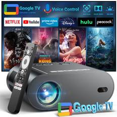 Projectors GooDee Smart WiFi Bluetooth Projector 1080P