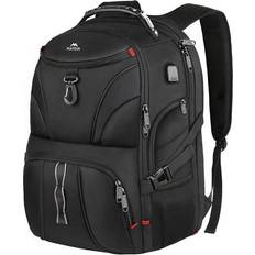 Matein Laptop Travel Backpack - Black