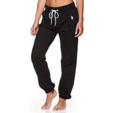 U.S. Polo Assn. Womens Sweatpants French Terry - Black