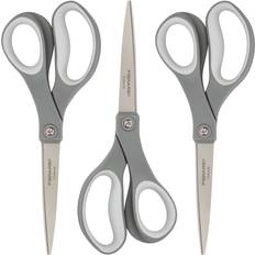 Scissors Fiskars 8 Inch Titanium Softgrip Scissors 3 Pack