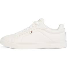 Tommy Hilfiger 45 - Dame Sneakers Tommy Hilfiger Icon Court Flag Sneakers - Ivory Petal