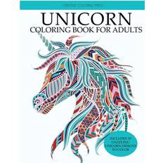 Unicorn Coloring Book Adult Coloring Books 9781947243378 (Hæftet)