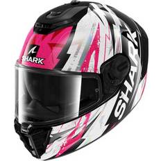 Shark Spartan RS Hibolt Casque - Noir/Blanc/Rouge