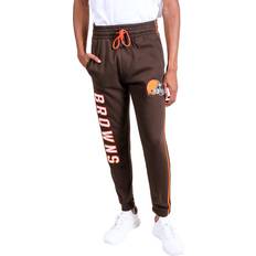 Ultra Game NFL Cleveland Browns Mens Active Basic Jogger Fleece Pants, Team Color 18