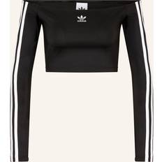 adidas Adicolor Off Shoulder Long Sleeve - Black