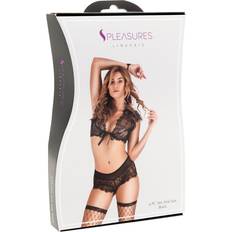 Best Lingerie Sets S Pleasures Underwear Set - Black