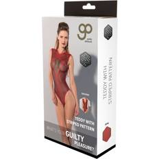 Guilty Pleasure Latex-Body Mit Streifen - Rot