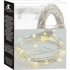 C String Lights & Light Strips BigBuy Christmas Warm White LED Lights Light Strip