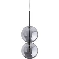 Crystal Pendant Lamps BigBuy Home Elegant Sølv Krystall Taklampe 28W Ø 15 cm Pendellampe