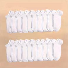 Fabric Socks Temu Solid Color Low Ankle Socks - Neutral