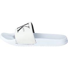 Calvin Klein Nainen Tossut ja Sandaalit Calvin Klein Chantal Heavy Canvas Sandalen - Weiß