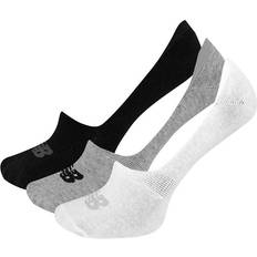 New Balance Uomo Intimo New Balance Invisible Liner Socken - Black/Grau/Weiß