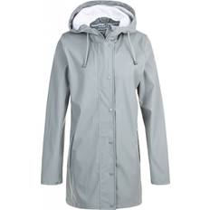 Grey - Women Rain Clothes Weather Report Women's Waterproof Jacket Petra - Gris