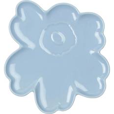 Marimekko Unikko Shape Tallerken 20 cm Lyseblå Asiet 20cm