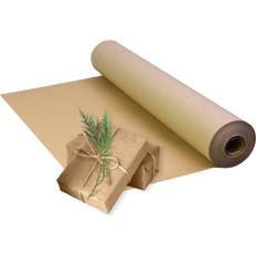 Brown Gift Wrapping Papers Triplast Brown ECO Kraft Paper 400mm x 30m