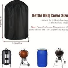 BBQ Accessories Temu Heavy-duty Waterproof Charcoal Grill Cover