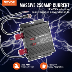 250A Dual Battery Isolator 12V 24V