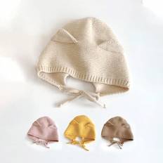 Girls Beanies Shein Cat Ear Knit Beanie - Plain Color