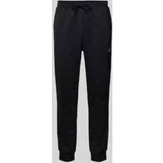 adidas Regular Fit Sweatpants Mit Logo-Stitching - Pechschwarz