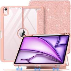 MoKo iPad Air 11 Inch Case Glitter Pink