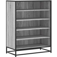vidaXL Scarpiera Grigio Sonoma 75 x 38 x 97.5 cm Portascarpe