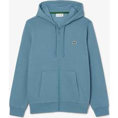 Lacoste Zip-Up Fleece Hoodie - Blue