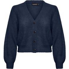 Soaked in Luxury Cardigans Soaked in Luxury Cardigan Manches Longues Femme - Bleu