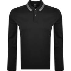 BOSS Slim Fit Polo T Shirt - Black