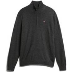 Napapijri Women Jumpers Napapijri Damavand 4 Half Zip Up Sweatshirt - Gris