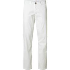 Selected Homme Dam Byxor Selected Homme Slh175 Slim New Miles Flex Pant Noos - Vit