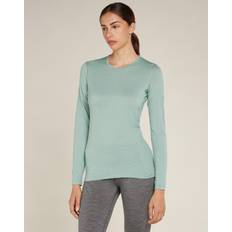 Icebreaker Merino 200 Oasis Long Sleeve Crewe Top - Turquoise