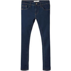 Name It Slim Fit Sweat Jeans - Dark Blue Denim