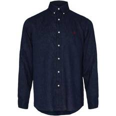 Polo Ralph Lauren Skjortor på rea Polo Ralph Lauren Custom Fit Linen Shirt - Marine